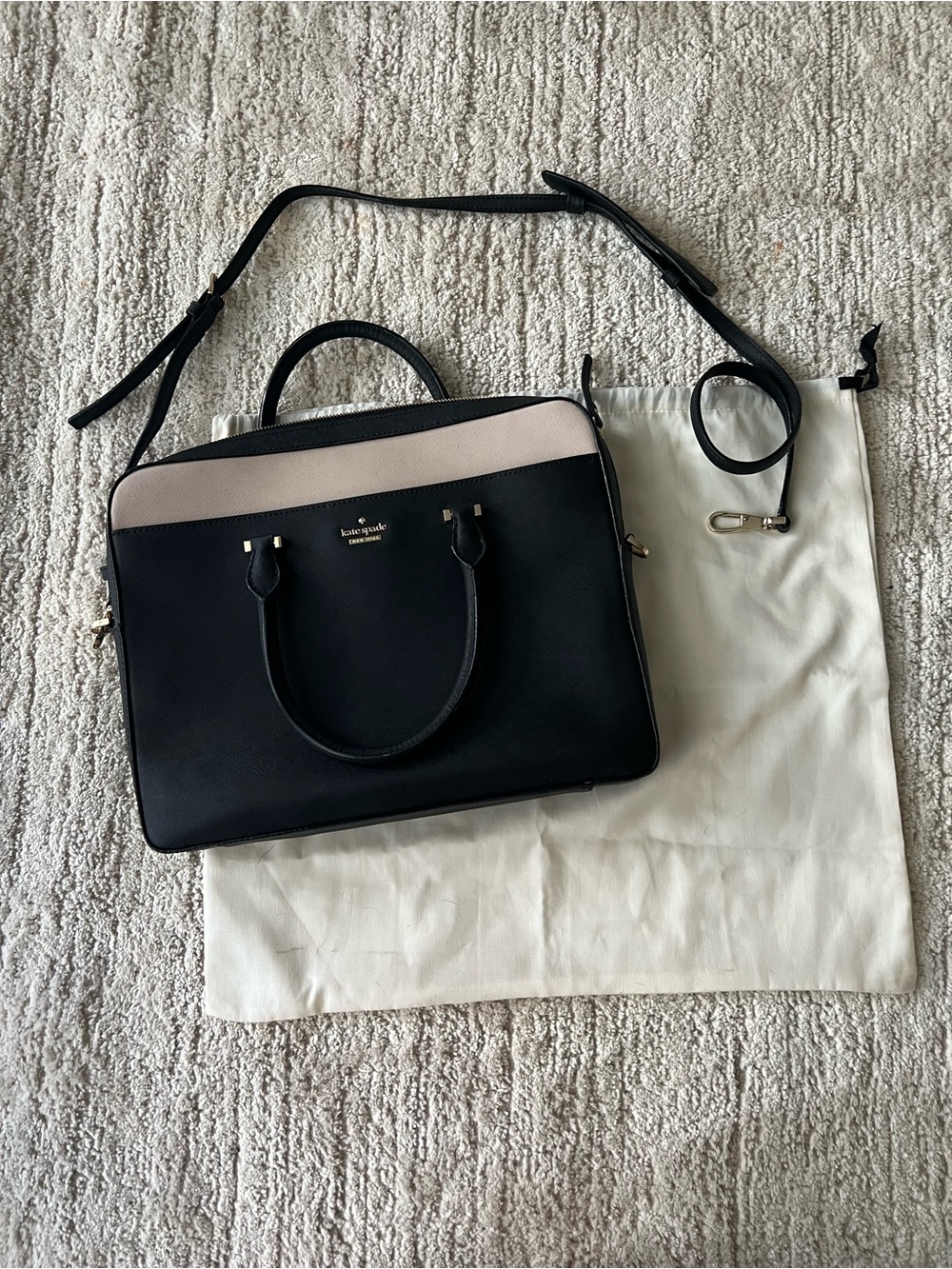 kate spade leather laptop bag
